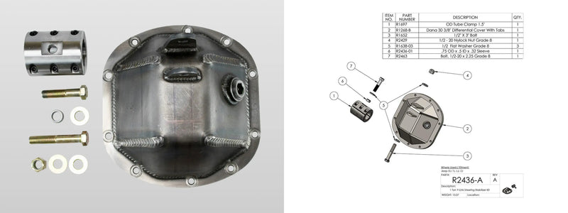Load image into Gallery viewer, Dana 30 Differential Cover With Steering Stabilizer Bracket For XJ/TJ/LJ/MJ
