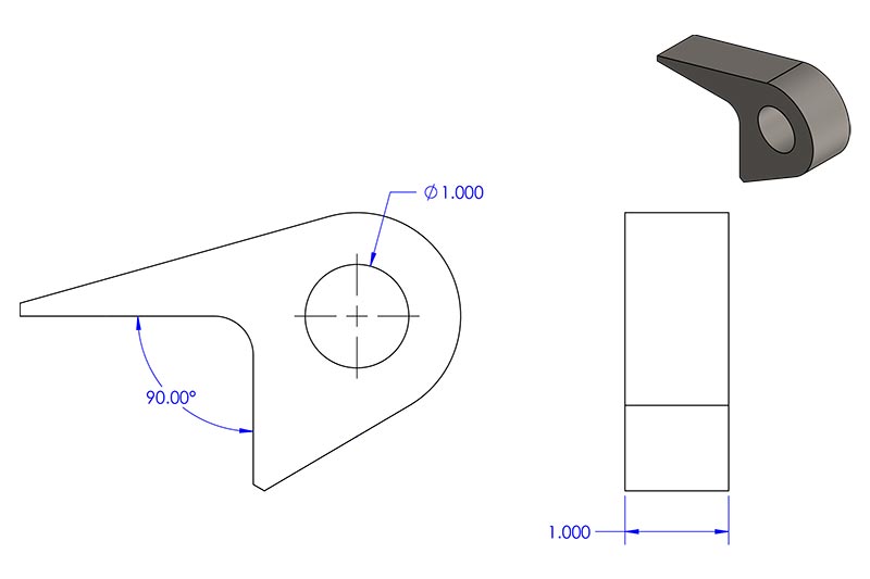 Load image into Gallery viewer, Bumper Clevis Mount - 90 Degree
