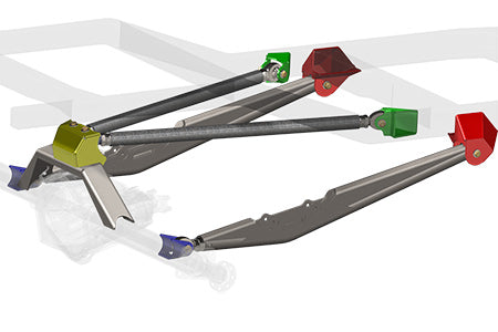 Load image into Gallery viewer, Trailing Arm 4 Link Kit
