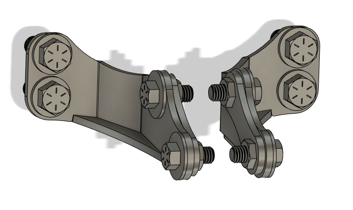 Load image into Gallery viewer, Rear Bumper Tie-In Brackets For Jeep TJ/LJ
