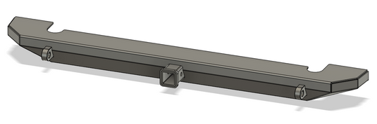 Ruffstuff Rear Receiver Hitch Bumper For Jeep Wrangler TJ/LJ