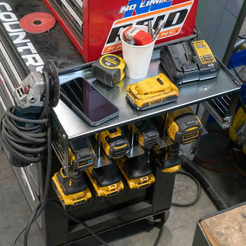 Load image into Gallery viewer, 5 Drill/Driver Rack with Shelf

