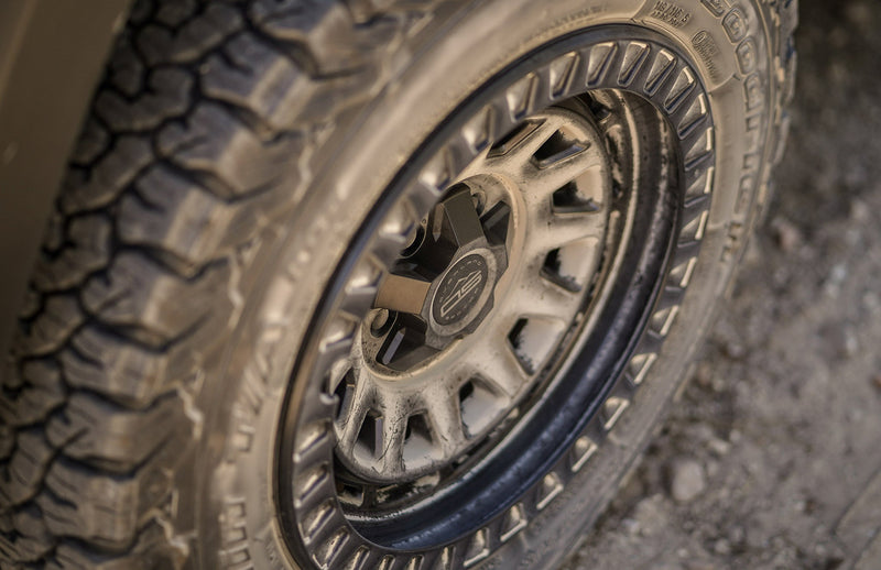 Load image into Gallery viewer, Overland Sector Venture 17x9 +0 5x114.3/5x127mm 71.5mm Satin Black
