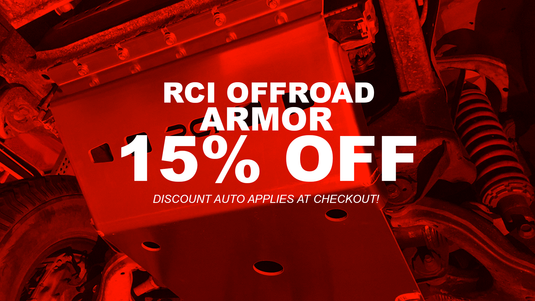 RCI OFFROAD 15% OFF ARMOR!