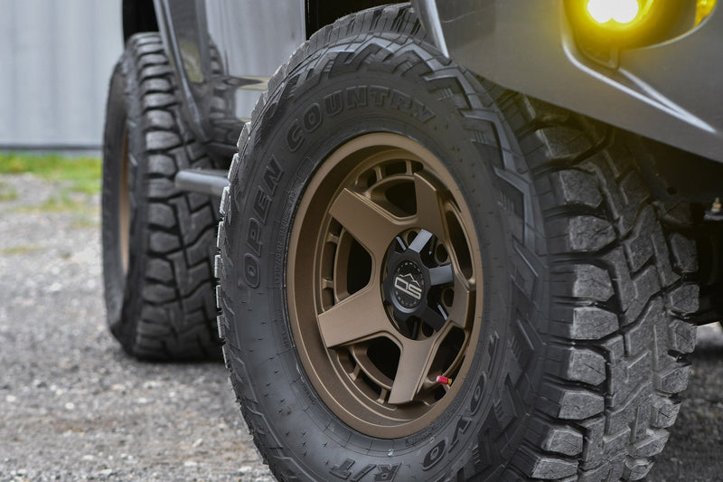 Load image into Gallery viewer, Overland Sector Atlas 17x9 -35 6x135/6x139.7mm 106.2mm Satin Textured Bronze
