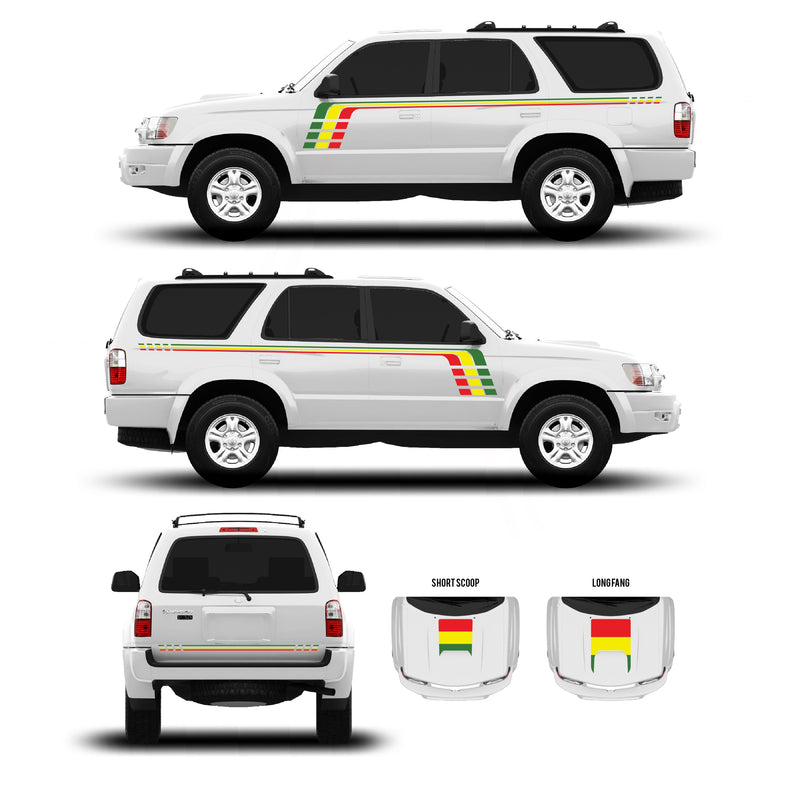 Load image into Gallery viewer, 1996-02 4Runner Checkered Stripe Kit
