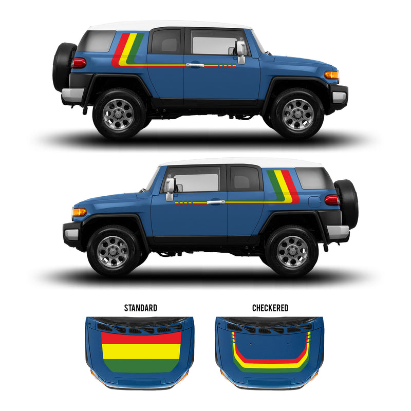 Load image into Gallery viewer, 2007-14 FJ Cruiser Checkered Stripe Kit

