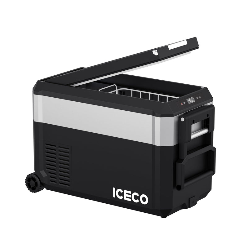 Load image into Gallery viewer, JP40 PRO Single Zone Portable Freezer With Cover - Silver | ICECO | 40 LT
