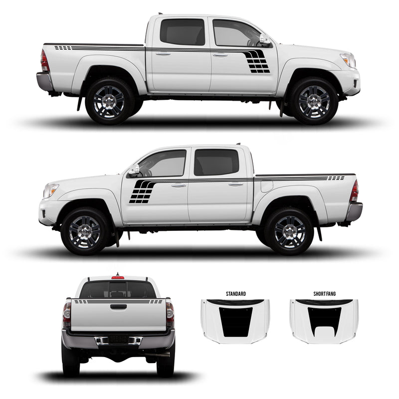 Load image into Gallery viewer, 2005-15 Tacoma Checkered Stripe Kit
