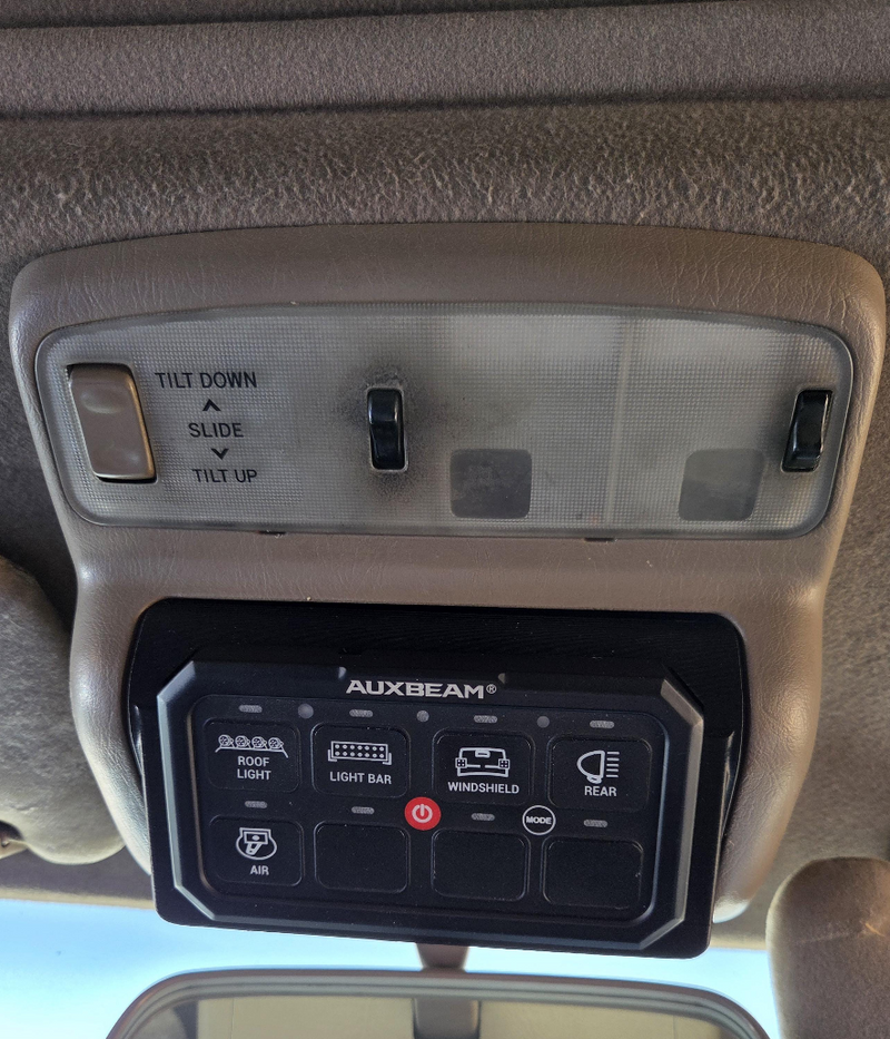 Load image into Gallery viewer, 1996-2002 Toyota 4Runner Auxbeam 6/8/8 XL Overhead Switch Panel Mount
