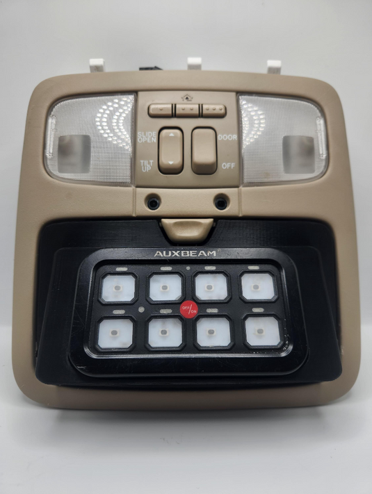 03-09 Lexus GX470 Auxbeam 6/8 Overhead Switch Panel Mount