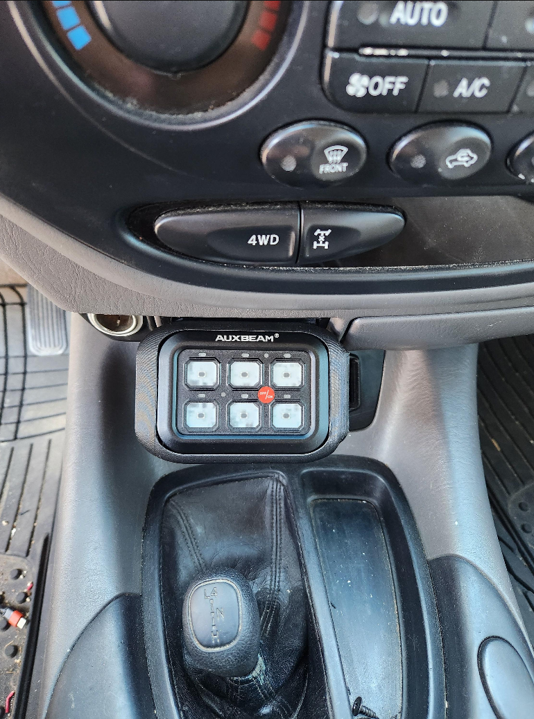 Load image into Gallery viewer, 2001-2007 Toyota Sequoia/Tundra Auxbeam 6/8 Switch Panel Ashtray Mount
