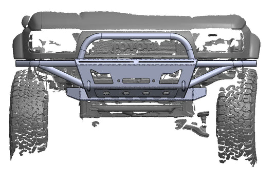 STRYKER OG - Front Bumper for 3rd Gen 4Runners (1996 - 2002) Welded