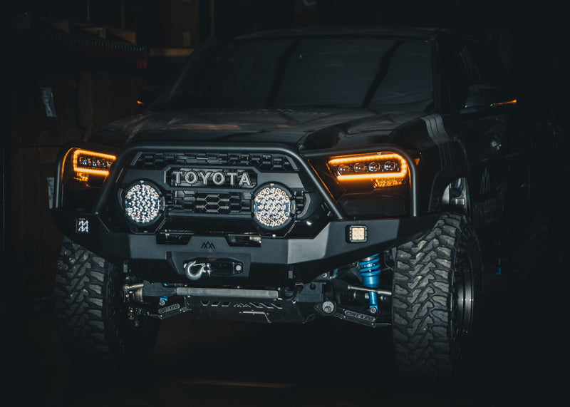 Load image into Gallery viewer, Toyota Tacoma 3rd Gen (2016-2023) Hi-Lite Overland Front Bumper [Bull Bar]
