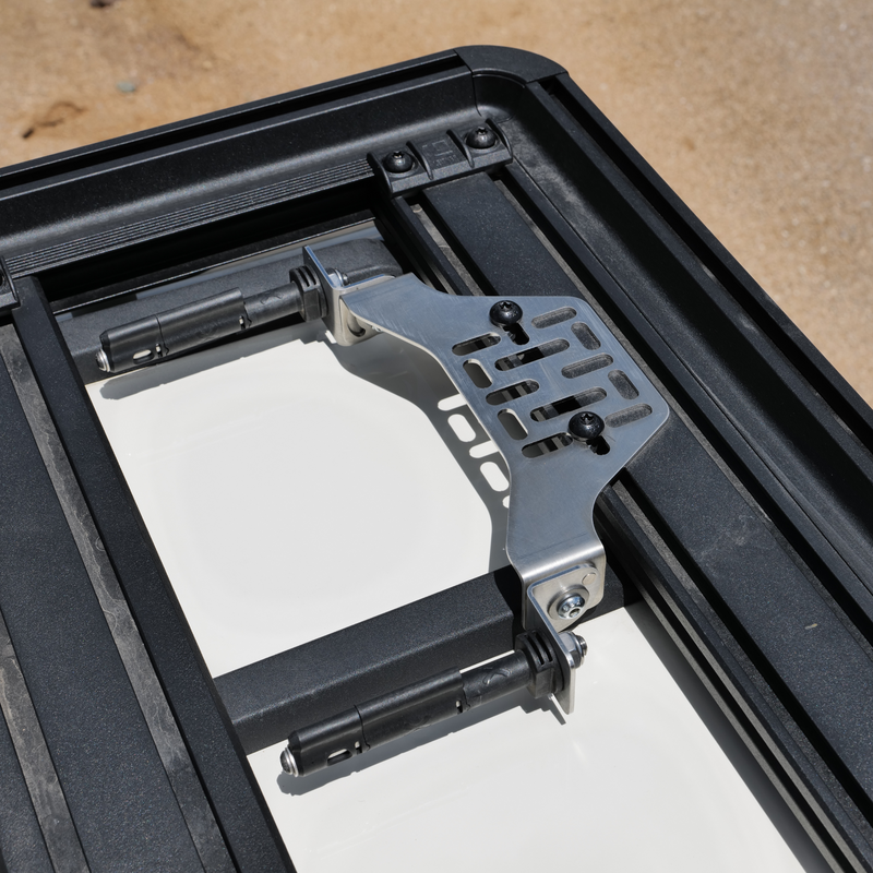Load image into Gallery viewer, Overland Kitted Stealth Folding MAXTRAX® Roof Rack Mount
