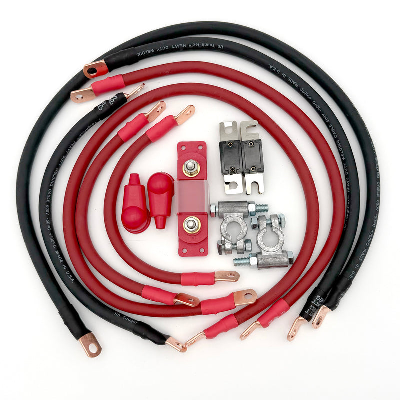 Load image into Gallery viewer, Jeep Wrangler TJ / LJ Big 7 Battery Cable Kit (1997-2006)
