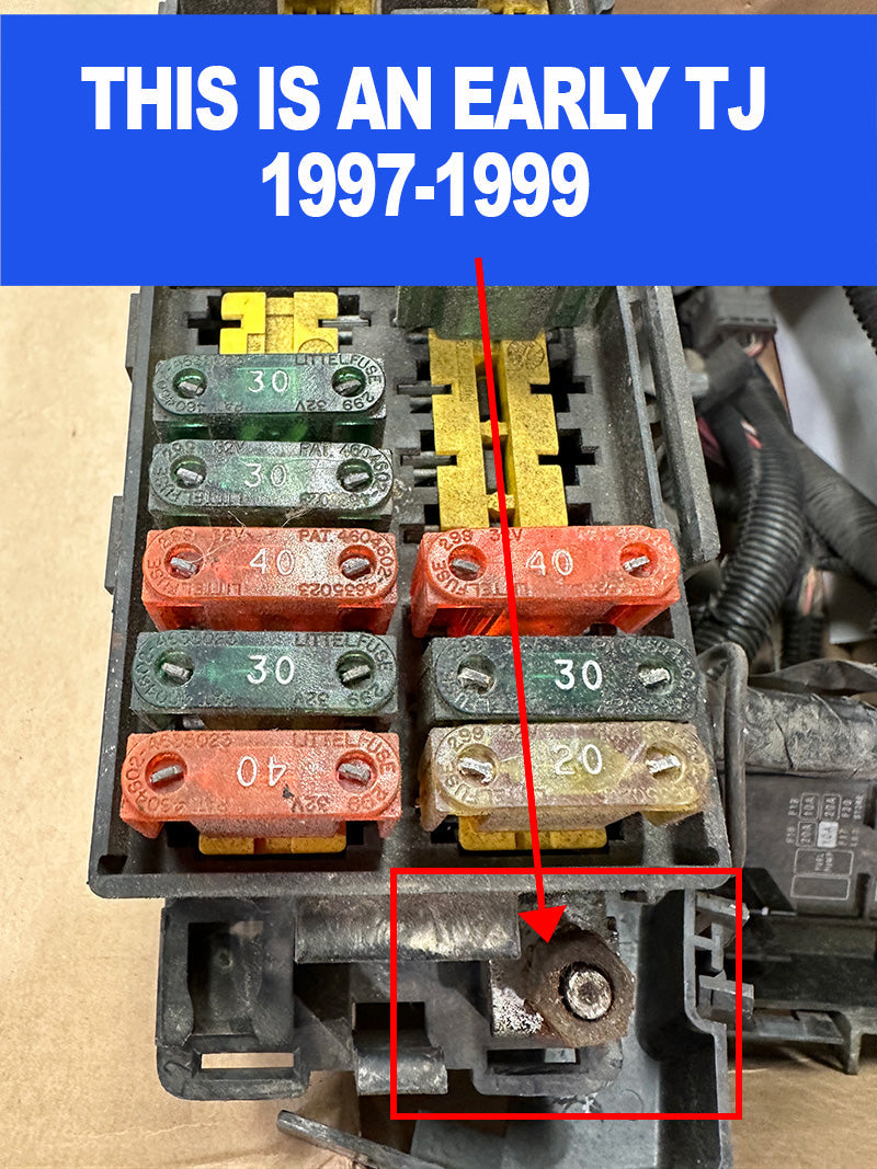 Load image into Gallery viewer, Jeep Wrangler TJ / LJ Big 7 Battery Cable Kit (1997-2006)
