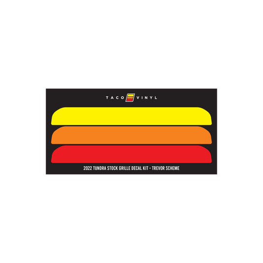 2022+ Tundra Offroad Grille Decal