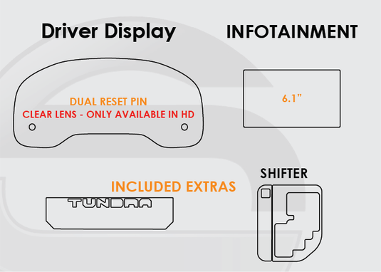 Toyota Tundra Screen ProTech Kit