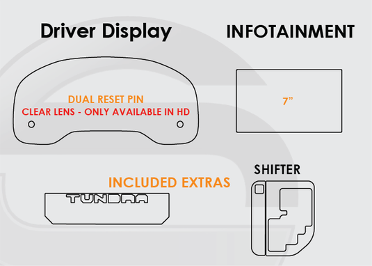 Toyota Tundra Screen ProTech Kit