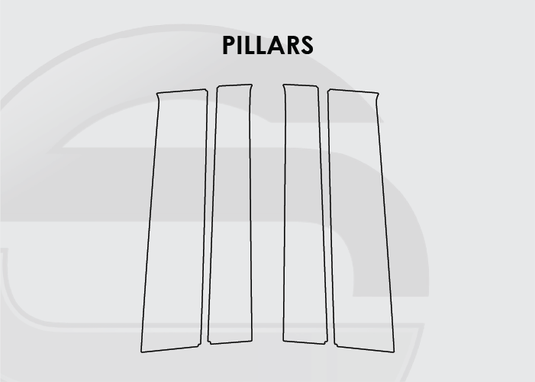 Toyota Tundra Pillars Screen ProTech Kit