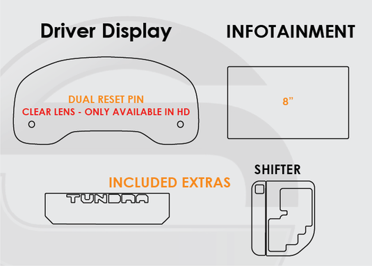 Toyota Tundra Screen ProTech Kit