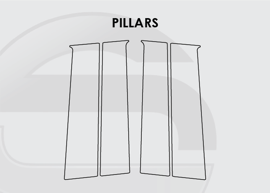 Toyota Tundra Pillars Screen ProTech Kit