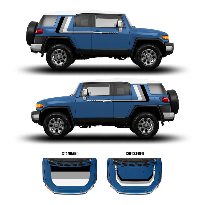 Load image into Gallery viewer, 2007-14 FJ Cruiser Checkered Stripe Kit
