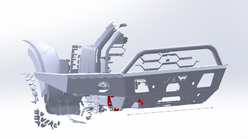Load image into Gallery viewer, 2022+ 3rd Gen Tundra Modular Front Bumper
