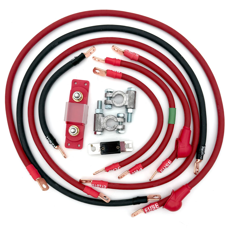 Load image into Gallery viewer, Jeep Grand Cherokee WK Big 7 Battery Cable Kit (2005-2010)
