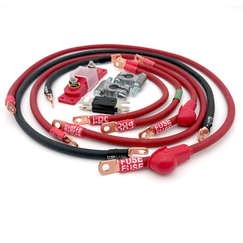 Load image into Gallery viewer, Jeep Grand Cherokee WK Big 7 Battery Cable Kit (2005-2010)
