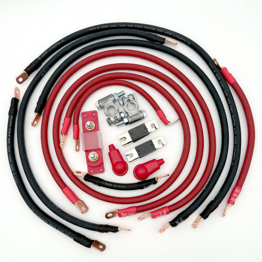 Jeep Wrangler JL Big 7 Battery Cable Kit (2018 - 2024)