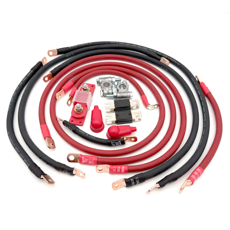 Load image into Gallery viewer, Jeep Wrangler JL Big 7 Battery Cable Kit (2018 - 2024)
