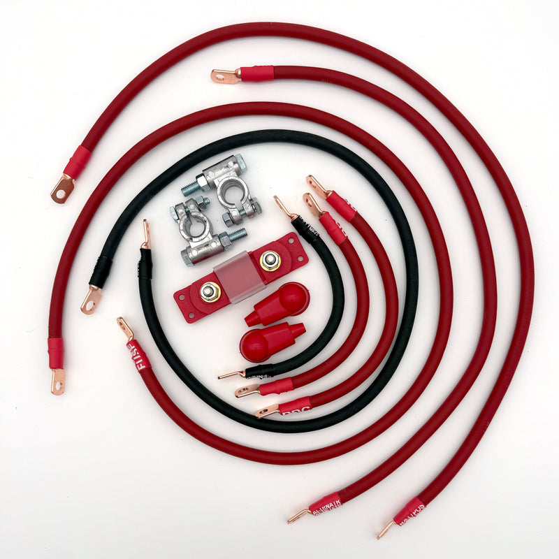 Load image into Gallery viewer, Jeep Commander XK Big 7 Battery Cable Kit (2005-2010)
