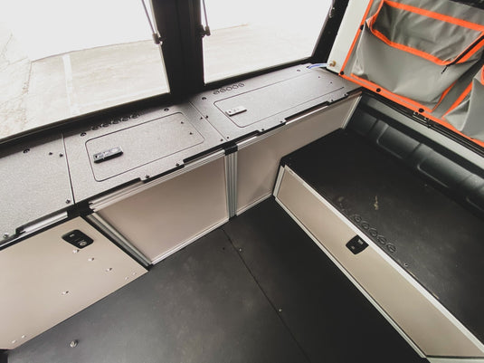 Alu-Cab Alu-Cabin Canopy Camper - Toyota Tundra 2022-Present 3rd Gen. - Front Utility Module - 6'5