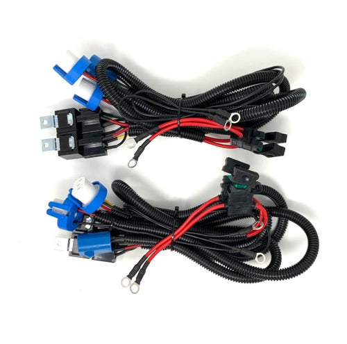 9004 & 9007 Heavy Duty Headlight Wiring Harness with Relays for Dodge Ram Sport Conversion