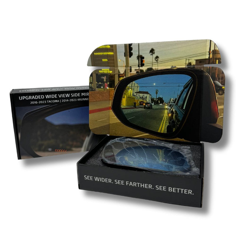 Load image into Gallery viewer, Upgraded Wide View Side Mirrors for 16-24 Tacoma | 14-25 4Runner| 19-25 Rav4
