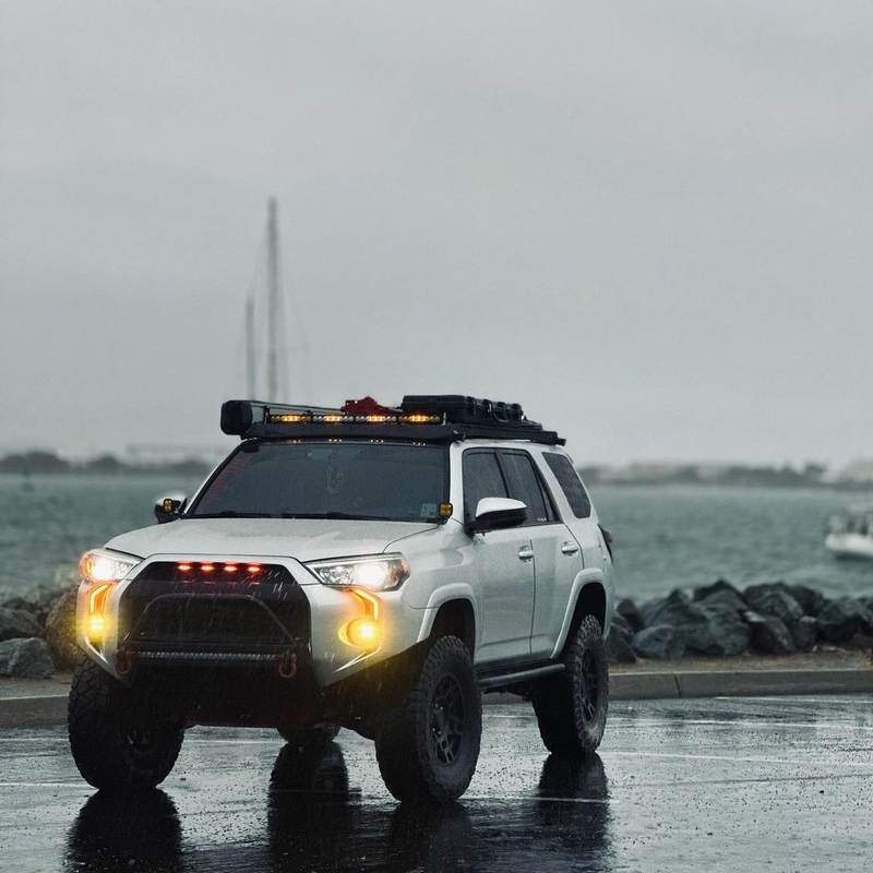 Load image into Gallery viewer, LED DRL Fog Light Fang Bezel Kit for 4Runner (2014-2024)
