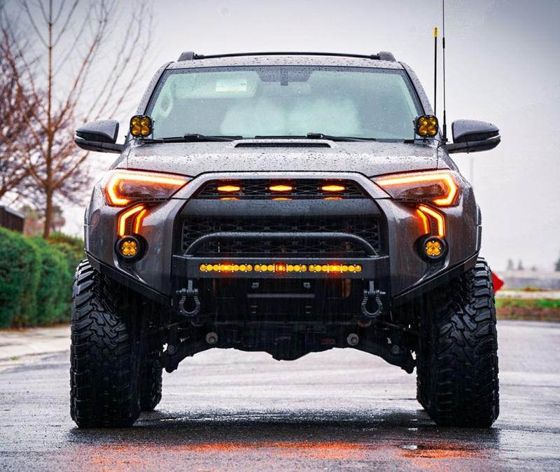 Load image into Gallery viewer, LED DRL Fog Light Fang Bezel Kit for 4Runner (2014-2024)
