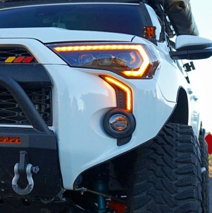 Load image into Gallery viewer, LED DRL Fog Light Fang Bezel Kit for 4Runner (2014-2024)
