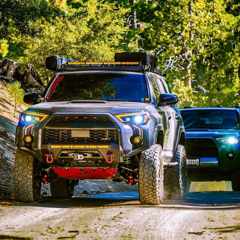 Load image into Gallery viewer, LED DRL Fog Light Fang Bezel Kit for 4Runner (2014-2024)
