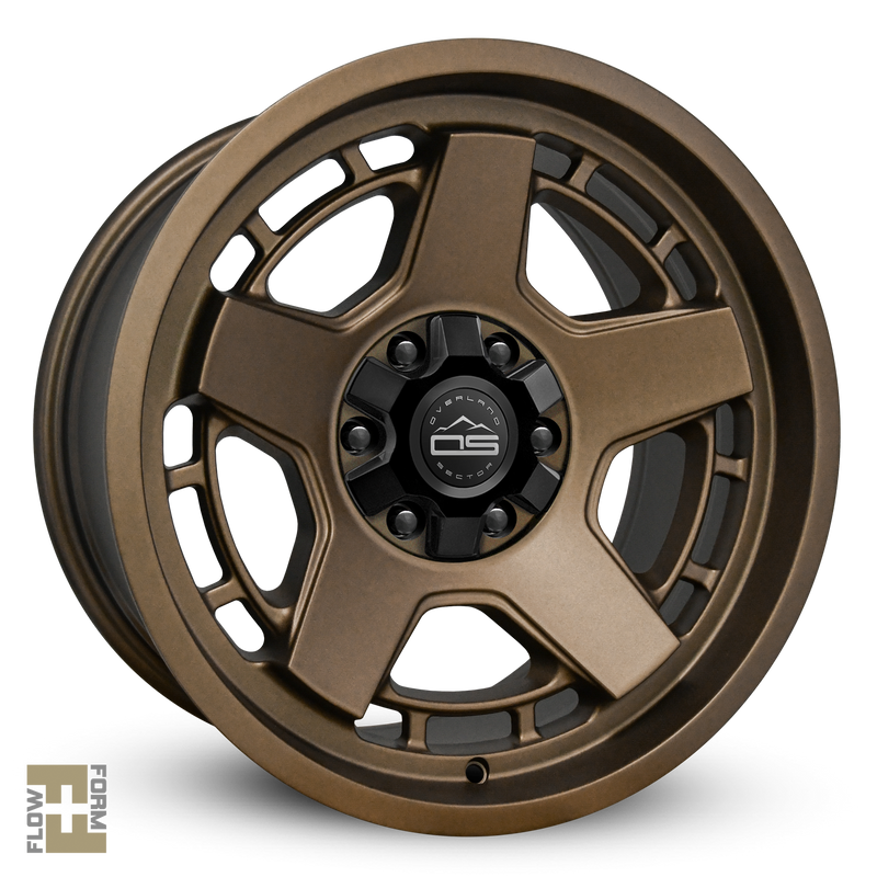 Load image into Gallery viewer, Overland Sector Atlas 17x9 -35 6x135/6x139.7mm 106.2mm Satin Textured Bronze

