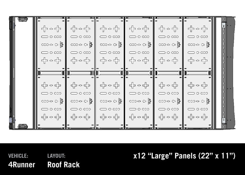 Load image into Gallery viewer, DRIFTR Roof Rack Deck Accessory Panels
