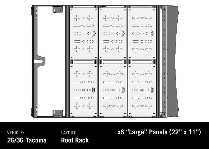 Load image into Gallery viewer, DRIFTR Roof Rack Deck Accessory Panels
