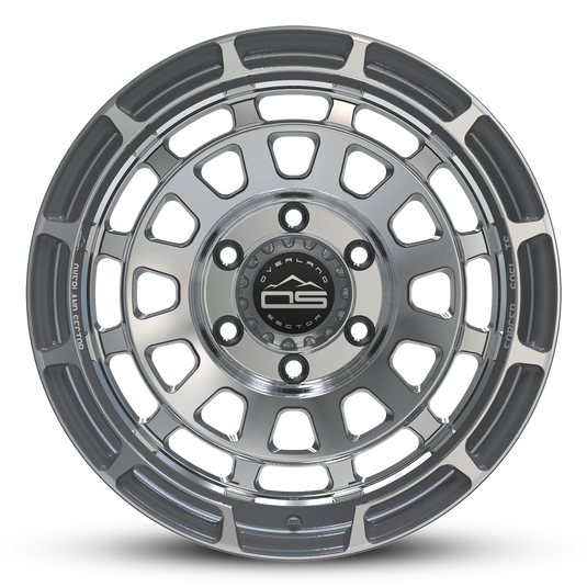 Badlander | Gloss Gunmetal Machined (FORGED)