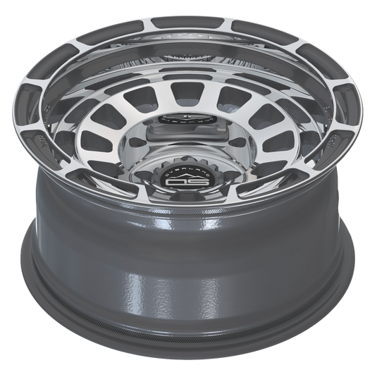 Badlander | Gloss Gunmetal Machined (FORGED)