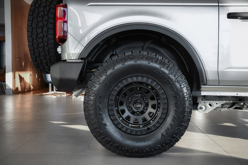 Load image into Gallery viewer, Overland Sector Venture 17x9 +0 5x114.3/5x127mm 71.5mm Satin Black
