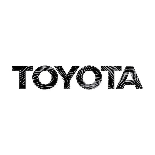 "TOYOTA" Topo Front Grille Emblem Kit - 2024+ Land Cruiser  / 07-14 FJ Cruiser