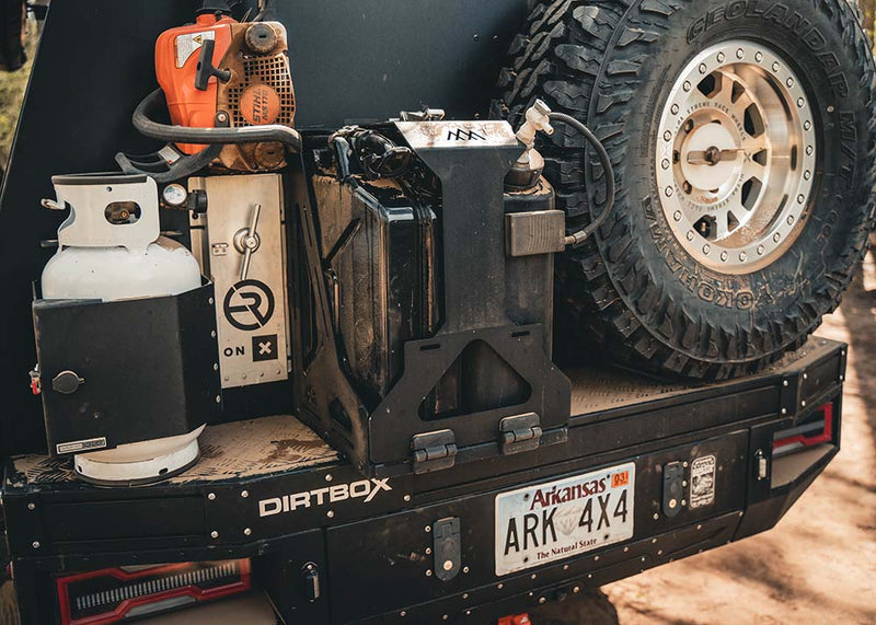 Load image into Gallery viewer, Jerry&#39;s Can Holder - Dual Universal Jerry Can Carrier
