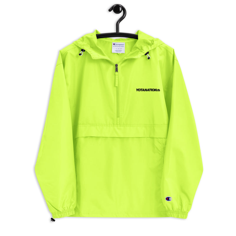 Load image into Gallery viewer, Yota Nation Embroidered Champion Packable Jacket

